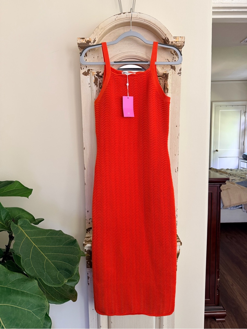 NWT Amanda Uprichard Melody Knit Midi Dress Size Small